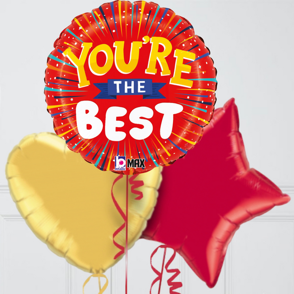 You're The Best Inflated Foil Balloons