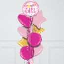 baby girl pink foil balloons delivery united Arab emirates 