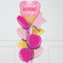 Valentine's Waffle Cone Supershape Foil Balloon Bouquet