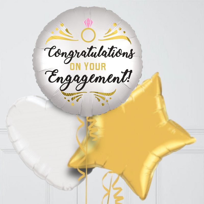 Congratulations on Your Engagement Foil Balloon Bouquet