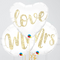 Love Mrs and Mr Wedding Foil Balloon Bouquet