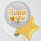 Thank You Modern Dots Foil Balloon Bouquet