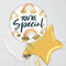 Your Are Special Painted Rainbow Foil Balloon Bouquet