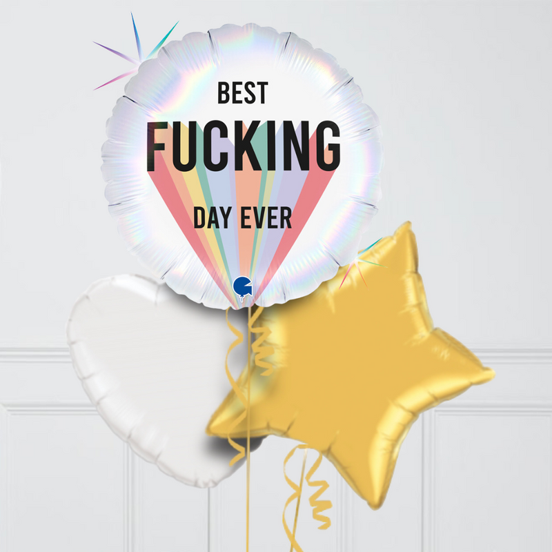 Best F*cking Day Ever Foil Balloon Bouquet