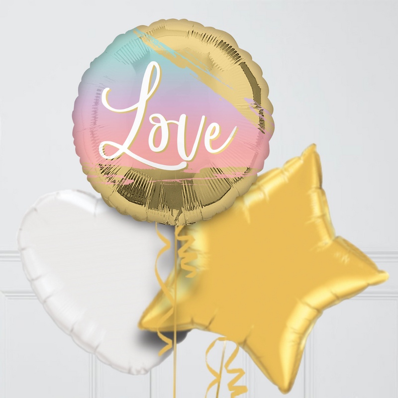 Love Foil Balloon Bouquet