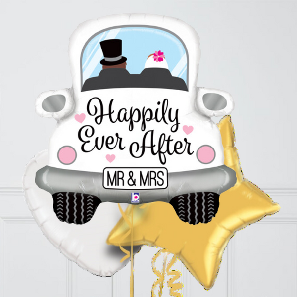 Wedding Day Car Supershape Foil Balloon Bouquet