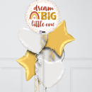 Dream Big Little One Star Inflated Foil Balloon Bunch