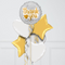 Thank You Modern Dots Foil Balloon Bouquet