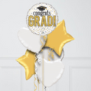 Gold Congrats Grad Foil Balloon Bouquet