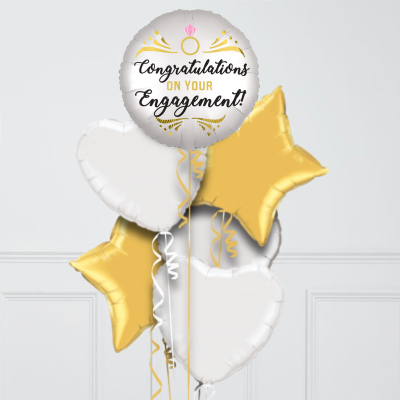 Congratulations on Your Engagement Foil Balloon Bouquet