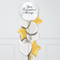 White Orb Personalised Balloon Bouquet