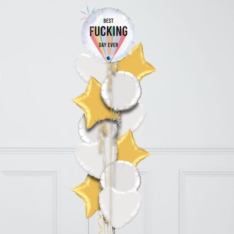 Best F*cking Day Ever Foil Balloon Bouquet