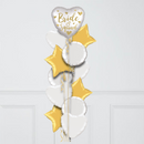 Satin Luxe Gold Bride Squad Foil Balloon Bouquet