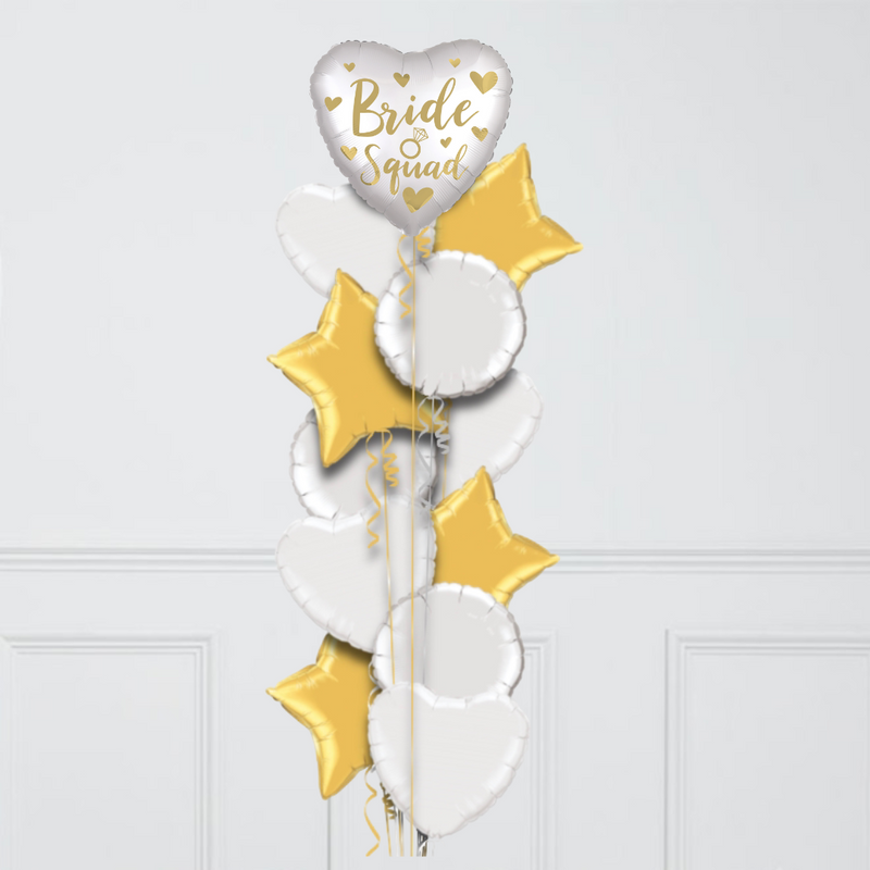 Bride Squad Hen Party Inflated Foil Balloons