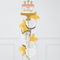 Birthday Cake Confetti Foil Balloon Bouquet