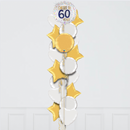 Cheers to 60 Foil Balloon Bouquet