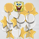 Sponge Bob Birthday Inflated Foil Balloon Bunch