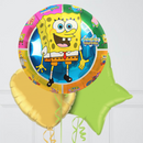 Sponge Bob Square Pants Birthday Inflated Balloon Bunch