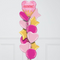 Valentine's Waffle Cone Supershape Foil Balloon Bouquet