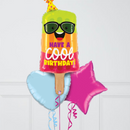 Cool Birthday Popsicle Foil Balloon Bouquet