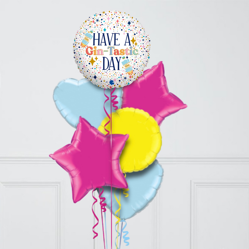 A Gin-Tastic Day Foil Balloon Bouquet