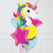 colourful unicorn foil balloons delivery