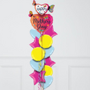 Premium Size Butterfly Heart Foil Balloon Bouquet