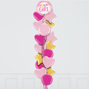 baby girl pink foil balloons delivery united Arab emirates 