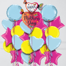 Premium Size Butterfly Heart Foil Balloon Bouquet