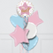 Girl Or Boy Gender Reveal Foil Balloon Bouquet