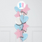 Baby Feet Gender Reveal Foil Balloon Bouquet