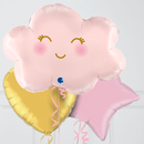 pink cloud baby balloons delivery uae 