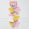 Satin Love You Mom Foil Balloon Bouquet