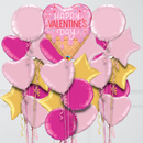 Valentine's Waffle Cone Supershape Foil Balloon Bouquet