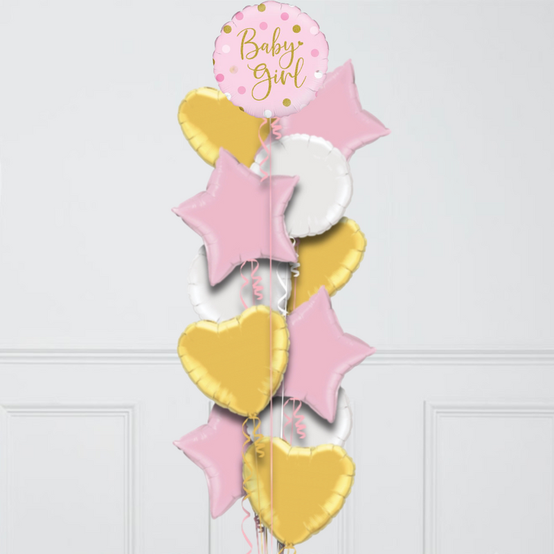 baby girl pink balloons delivery uae