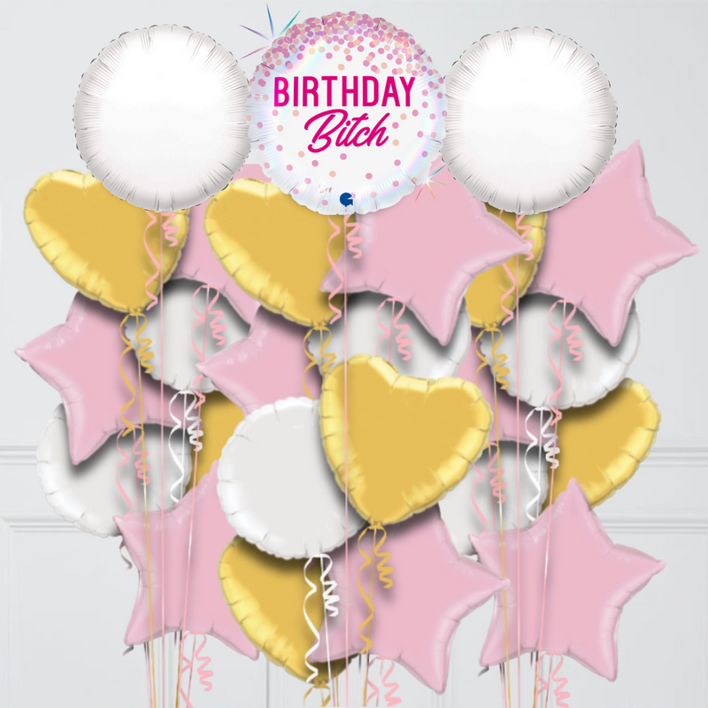 Birthday B*tch Foil Balloon Bouquet