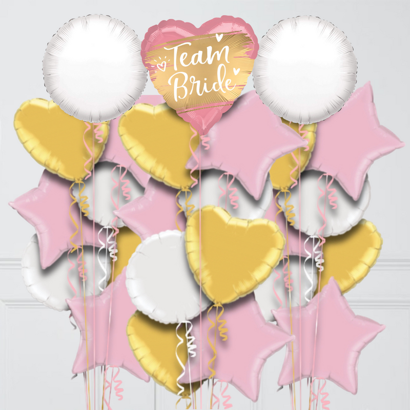 Team Bride Hen Party Inflated Foil Balloons