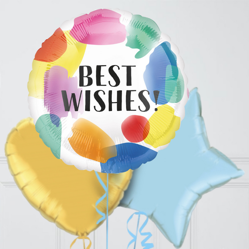 Best Wishes Foil Balloon Bouquet