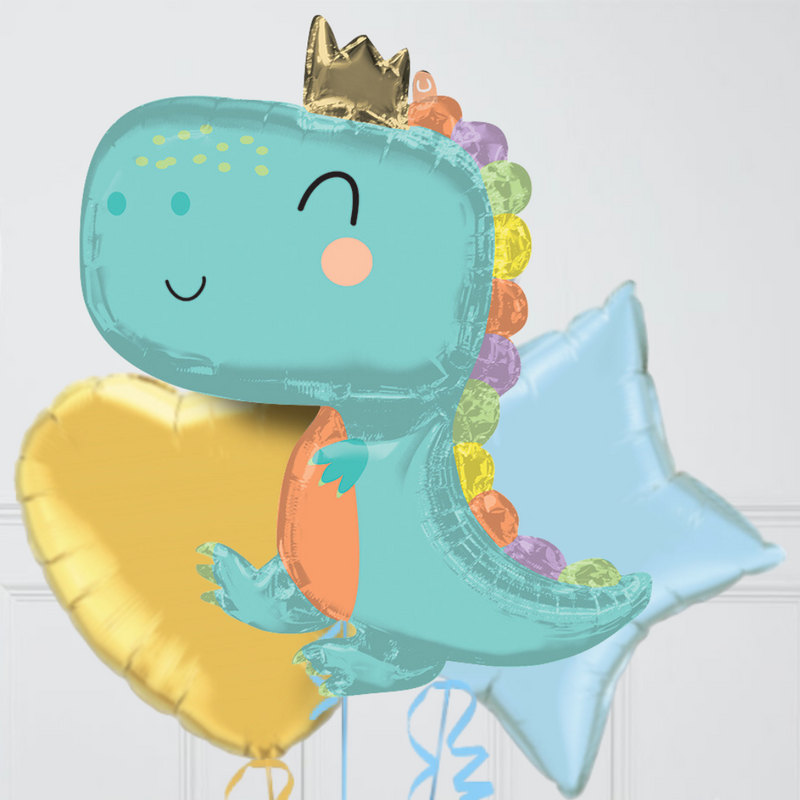 dinosaur foil birthday balloons 
