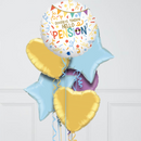 Goodbye Tension Hello Pension Foil Balloon Bouquet