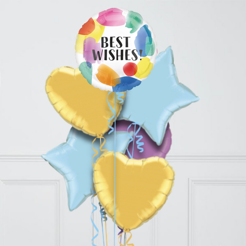 Best Wishes Foil Balloon Bouquet