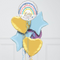 Pastel Rainbow Baby Foil Balloon Bouquet