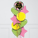 tropical flowers happy birthday balloons delivery