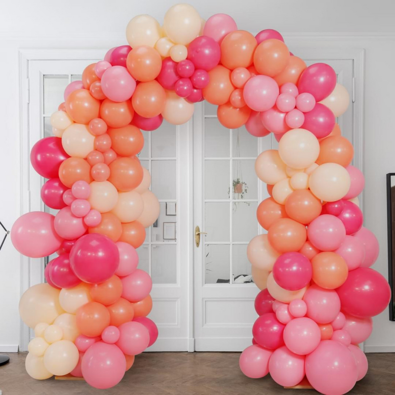 Flamingo Pink Ready-Made Balloon Arch