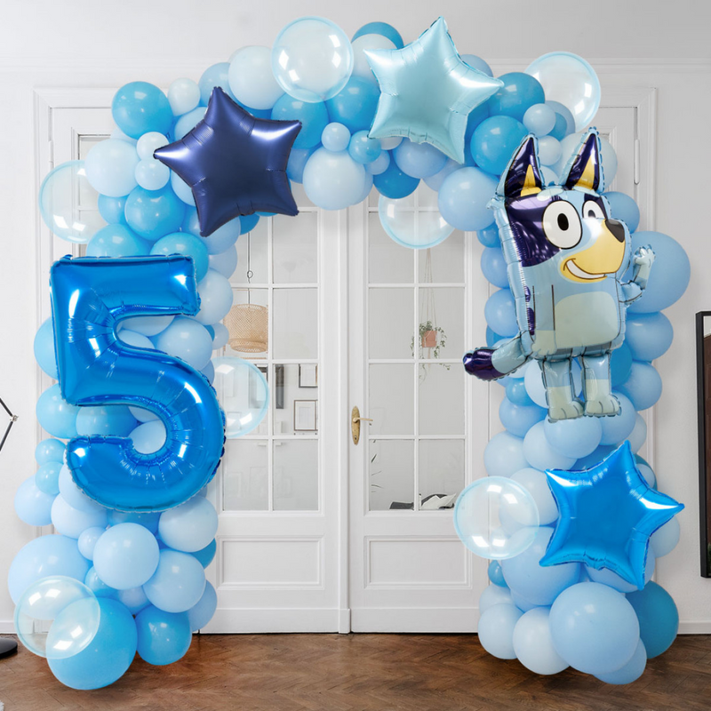 Bluey Party Ready-Made Balloon Arch