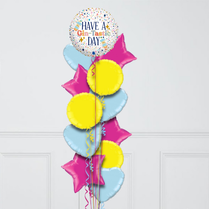 A Gin-Tastic Day Foil Balloon Bouquet