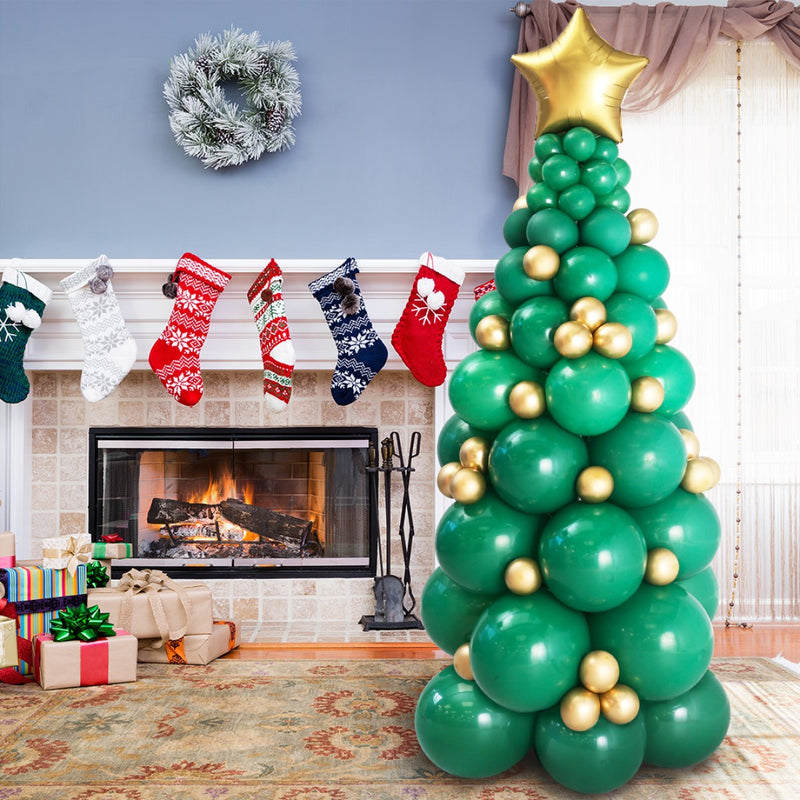 The Magical Christmas Tree Balloon Setup