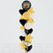 Dotted New Year Inflated Foil Balloon Bunch