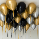 Glitz & Glam Helium Ceiling Balloons