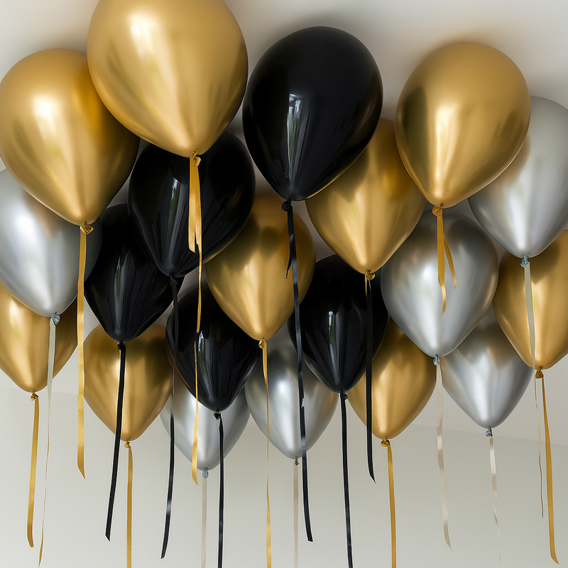 Glitz & Glam Helium Ceiling Balloons